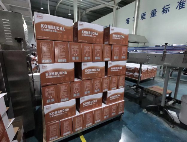 紅茶菌飲品裝箱